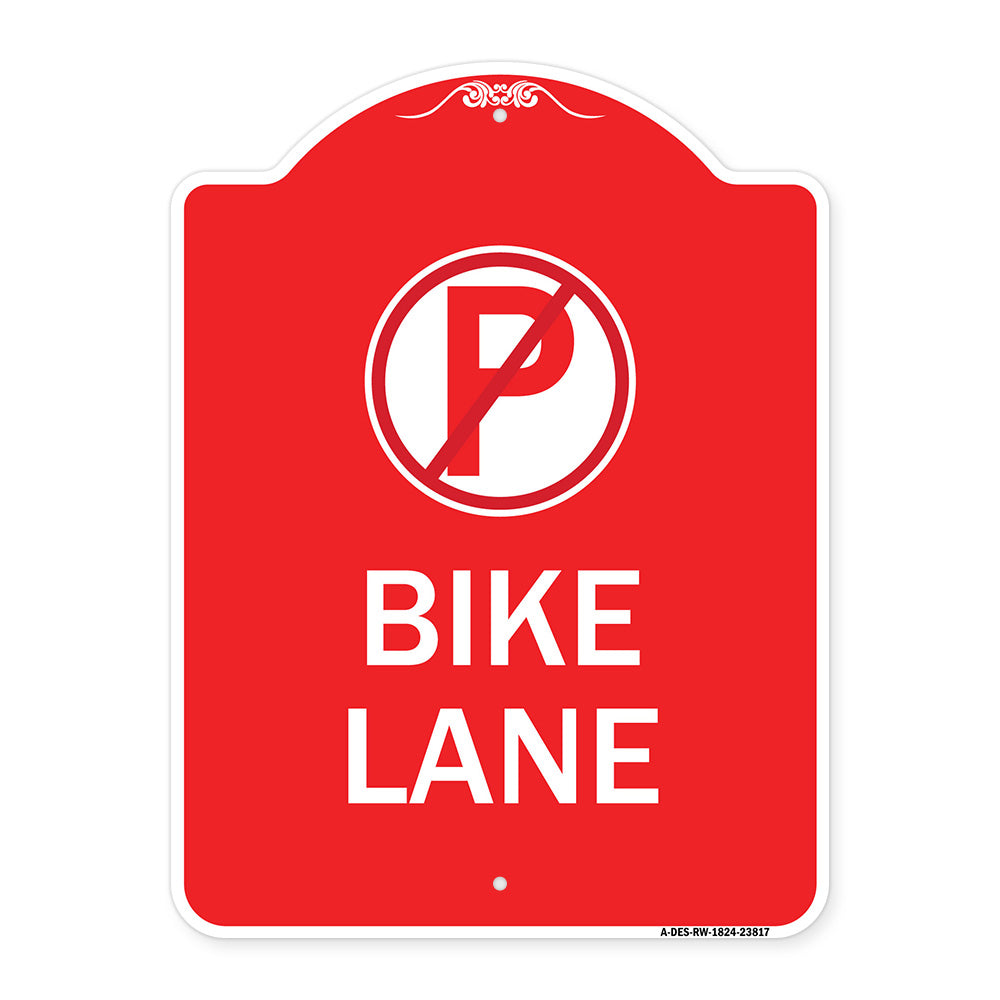 No Parking (Symbol) Bike Lane