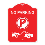 No Parking (No Parking Symbol and Tow Truck Symbol)
