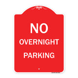 No Overnight Parking Sign