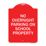 No Overnight Parking on School Property