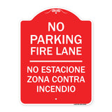 No Estacione Zona Contra Incendio