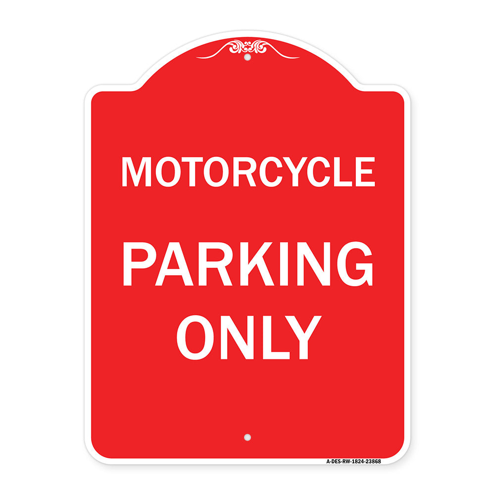 Motorcycle Parking Only