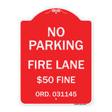 Missouri No Parking Fire Lane $50 Fine