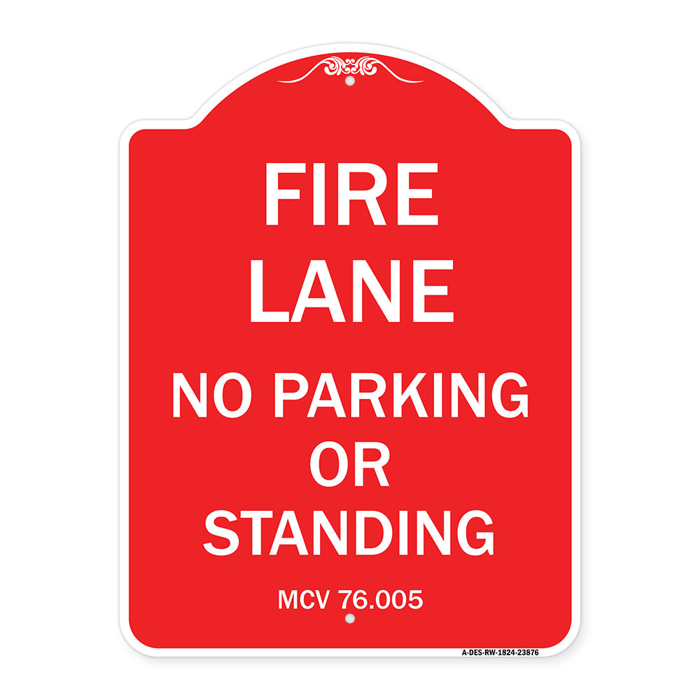 Michigan Fire Lane No Parking or Standing