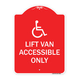 Lift Van Accessible Only (With Updated Isa Symbol)