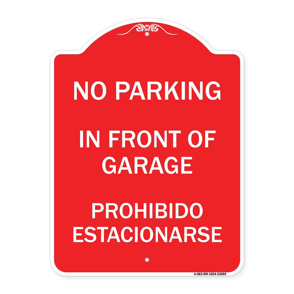 In Front of Garage Prohibido Estacionarse