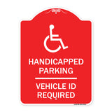 Handicapped Parking - Vehicle Id Required - (Handicapped Symbol)