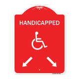 Handicapped Parking with Double Arrows