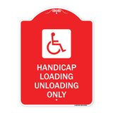 Handicap Loading Unloading Only (With Handicap Symbol)