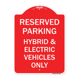 For Electrical Cars Reserved Parking - Hybrid & Electric Vehicles Only