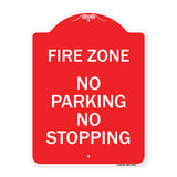 Fire Zone No Parking No Stopping