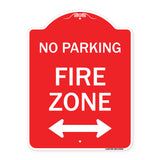 Fire Lane with Bidirectional Arrow
