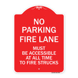 Fire Lane Must Be Accessible at All Time to Fire Trucks