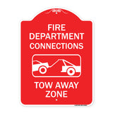 Fire Department Connection Tow Away Zone (With Graphic)