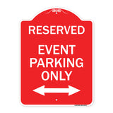 Event Parking Only (With Bidirectional Arrow)