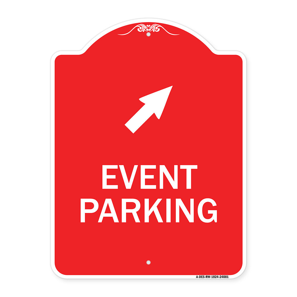Event Parking (Up Right Arrow Symbol)