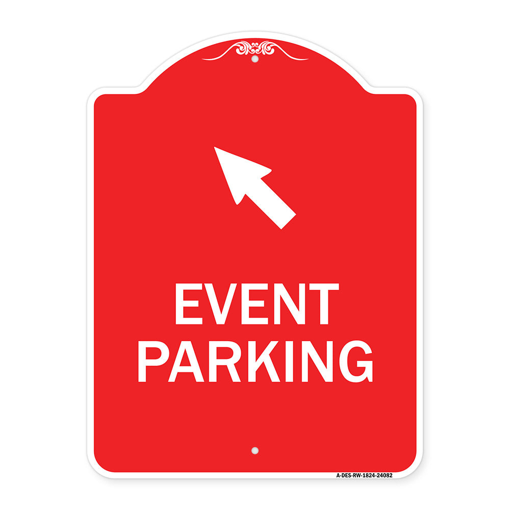 Event Parking (Up Left Arrow Symbol)