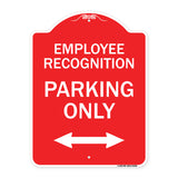 Employee Recognition Parking Only (With Bi-Directional Arrow)