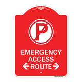 Emergency Access Route (With Bidirectional Arrow)