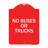 Driveway Sign No Buses or Trucks