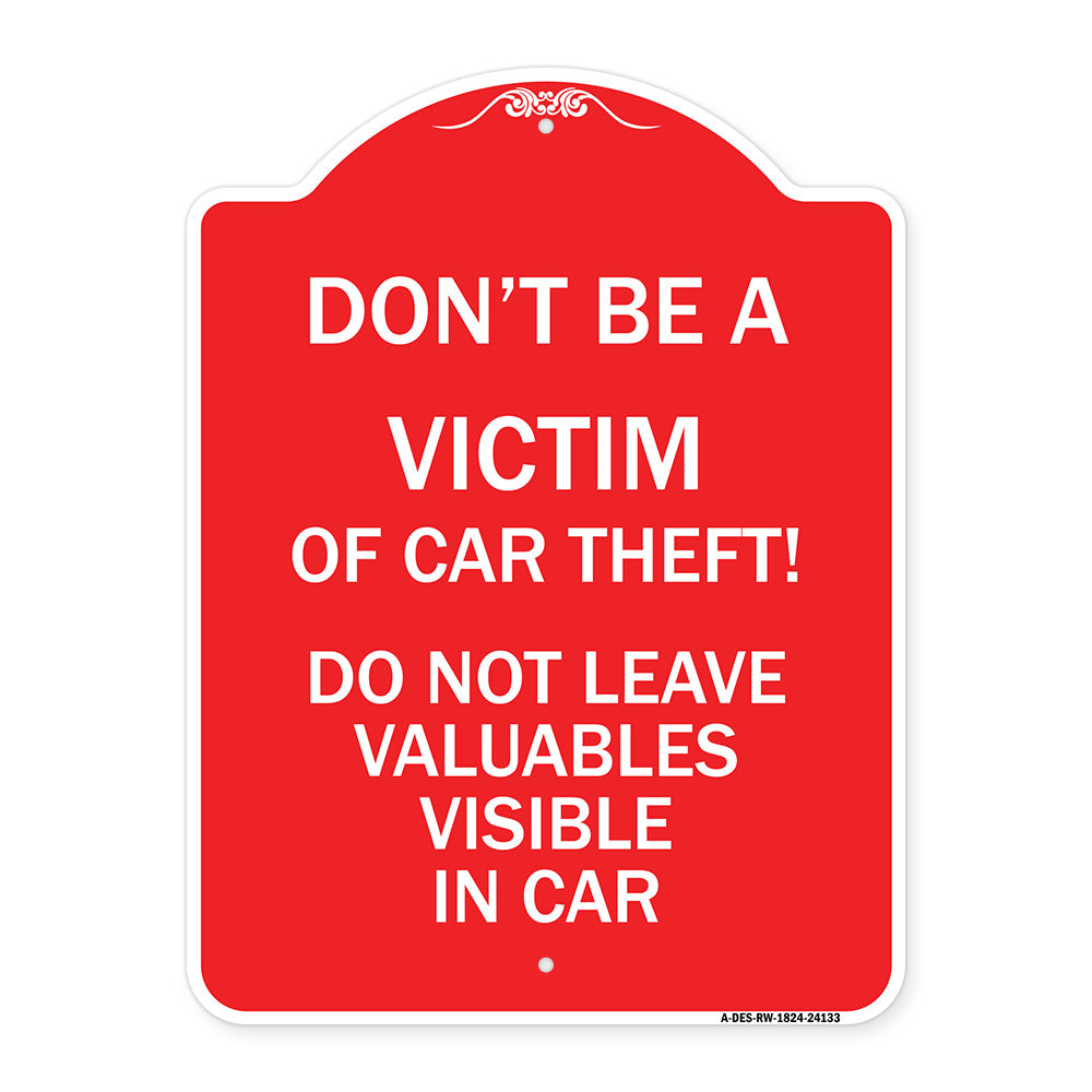 Don't Be A Victim of Car Theft! Do Not Leave Valuables Visible in Car