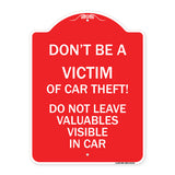 Don't Be A Victim of Car Theft! Do Not Leave Valuables Visible in Car