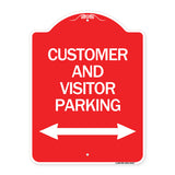 Customer and Visitor Parking (Bidirectional Arrow)