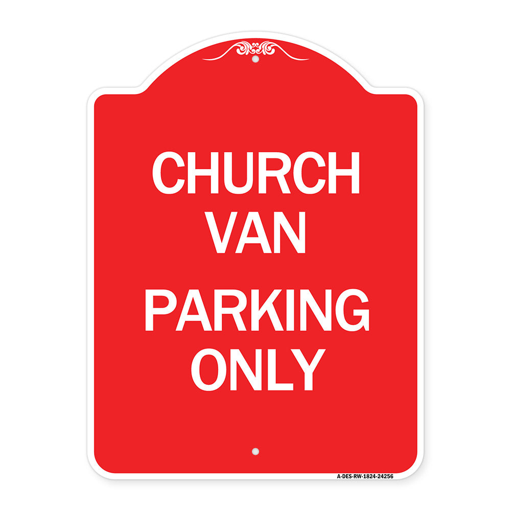 Church Van Parking Only