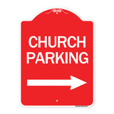 Church Parking (With Right Arrow)