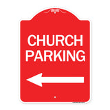Church Parking (With Left Arrow)