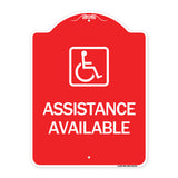 Assistance Available with Handicap Symbol