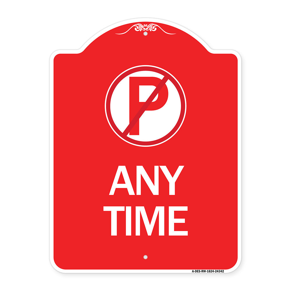 Anytime (No Parking Symbol)