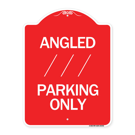 Angle Parking Only (With Bidirectional Arrow) 1