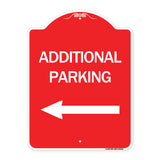 Additional Parking Sign (Left Arrow)