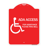 ADA Access for Assistance Ring Bell (With New Isa Symbol)
