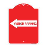 Visitor Parking (With Left Arrow)