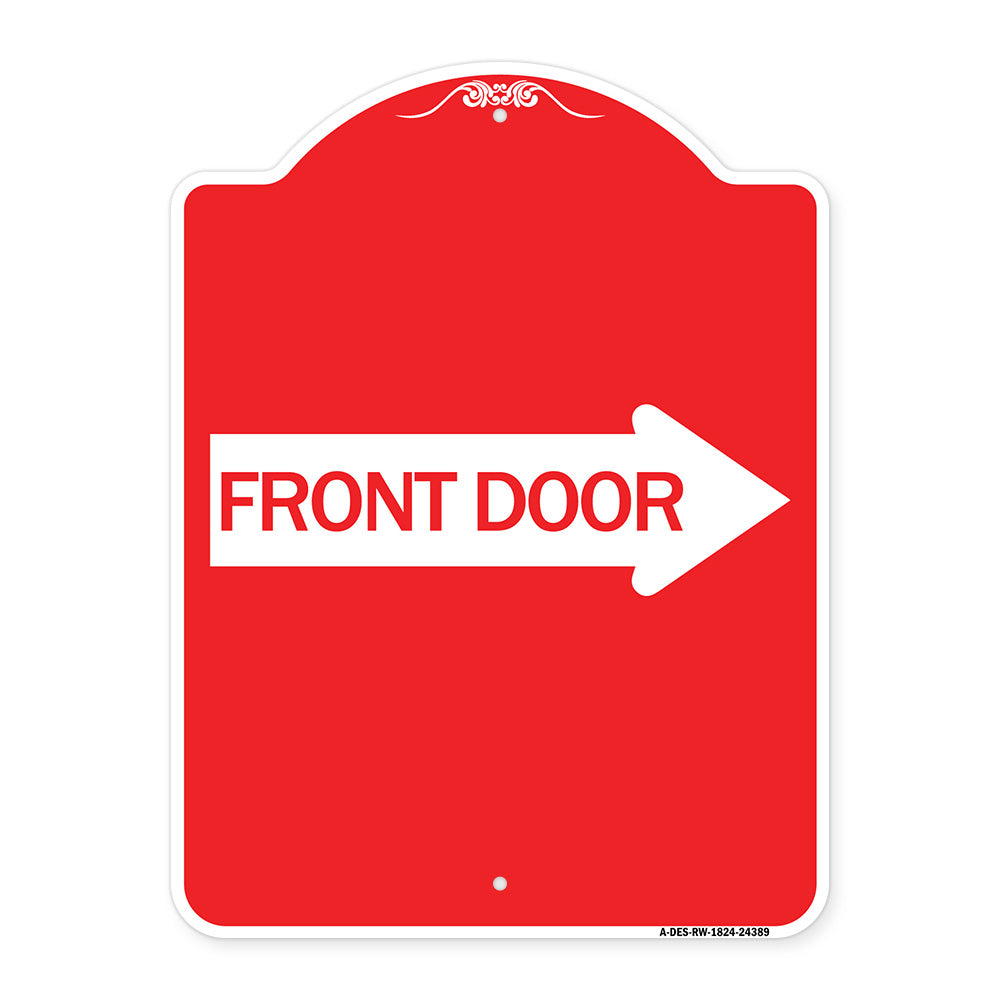 Front Door (With Right Arrow)