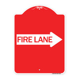 Fire Lane Right Arrow