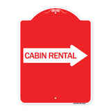 Cabin Rental (With Right Arrow)