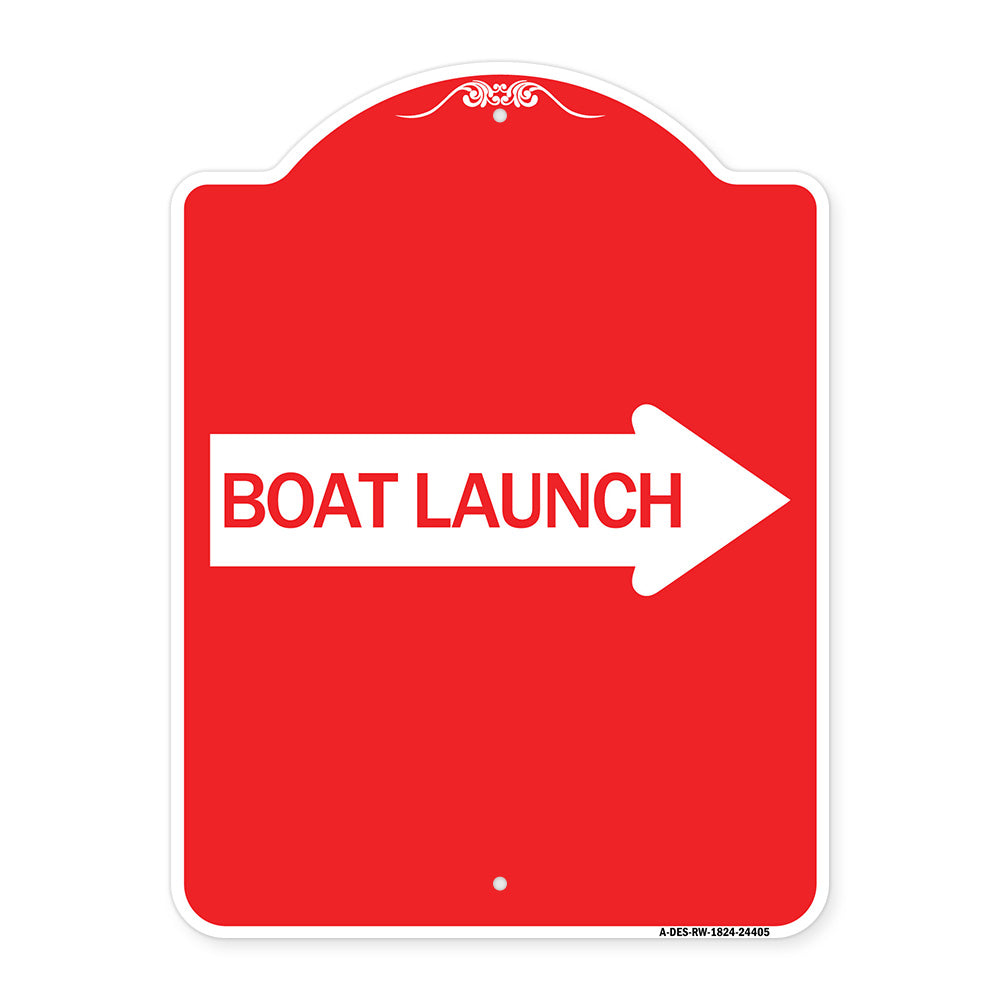 Boat Launch (With Right Arrow)