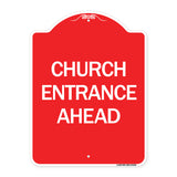 Church Entrance Ahead