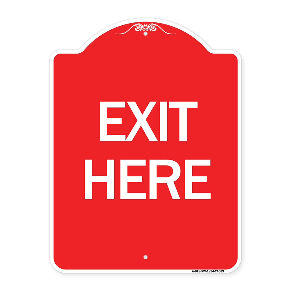 Exit Here