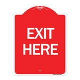 Exit Here