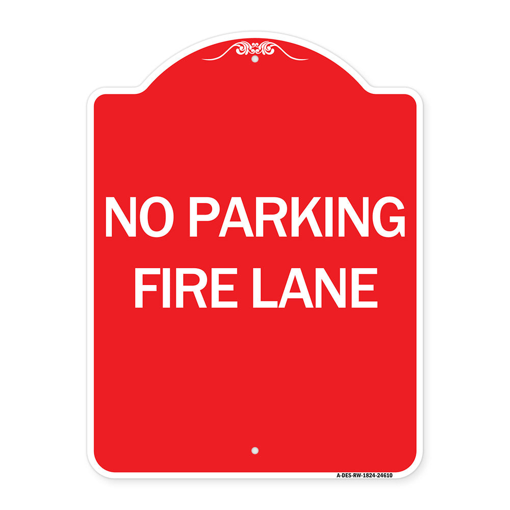 Pavement Stencil No Parking Fire Lane