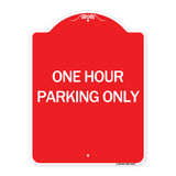 One Hour Parking Only