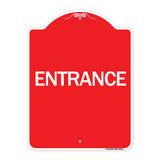 Traffic Entrance Sign Entrance