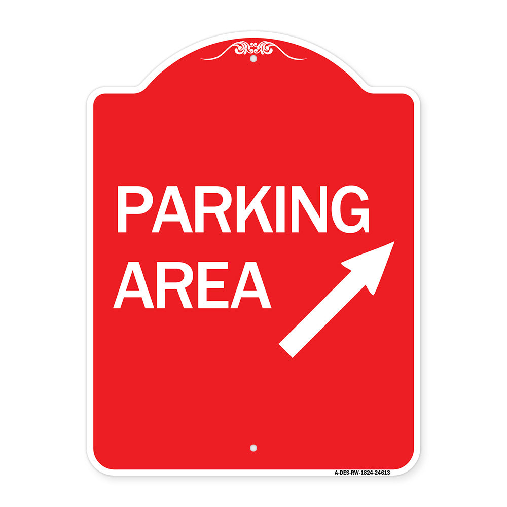 Parking Area (Up Right Arrow Symbol)