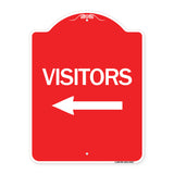 Visitors with Left Arrow