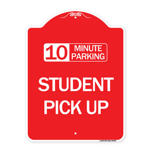 10 Minute Parking Student Pick Up