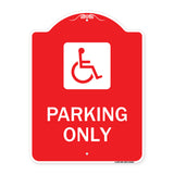 (ADA Compliant) Parking Only (Accessible Symbol)